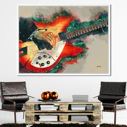 Tom Petty's Electric Guitar - Abraham Szomor - NicheCanvas