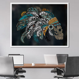 Ornamental Skull - NicheCanvas