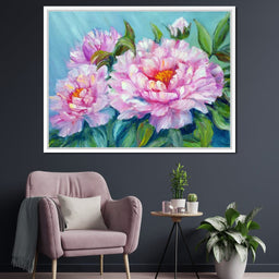 Asian Peonies - NicheCanvas