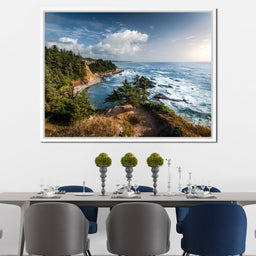 Blue Coast - Lucas Moore - NicheCanvas