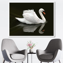 Swan - Ben Heine - NicheCanvas