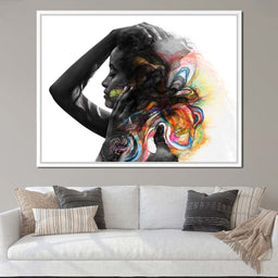 Colorful Hair - NicheCanvas