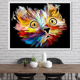Colorful Cat - NicheCanvas