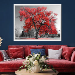 Big Red Tree - NicheCanvas