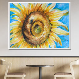 Golden Sunflower - NicheCanvas