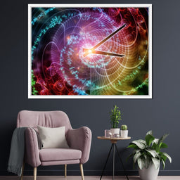 Spacetime Clock - NicheCanvas