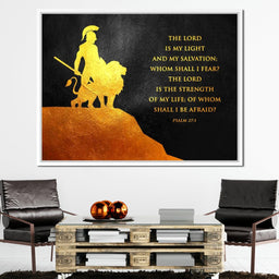 Psalm 27:1 - ABConcepts - NicheCanvas