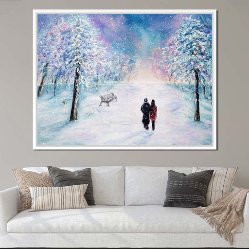 Winter Walk Canvas Print