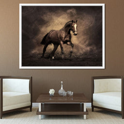 Brown Horse - NicheCanvas