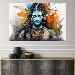 Serene Shiva - NicheCanvas