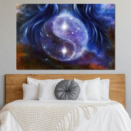 Yin Yang Stars - NicheCanvas