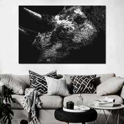 Big 5 Collection - Rhino - Johanjjf - NicheCanvas