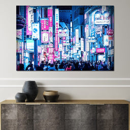 Cyberpunk Street - Johanjjf - NicheCanvas