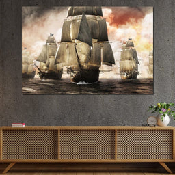 Pirate Fleet - NicheCanvas