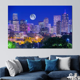Denver Skyline - NicheCanvas