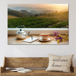 Coffee with a View - NicheCanvas