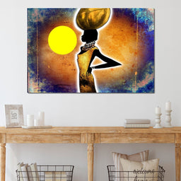 African Woman - NicheCanvas