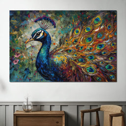 Celestial Peacock - NicheCanvas