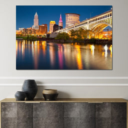 Cleveland Skyline - NicheCanvas