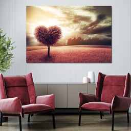 Loving Tree Sunrise - NicheCanvas
