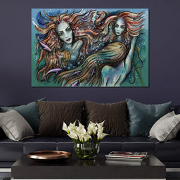 The 4 Mermaids - NicheCanvas