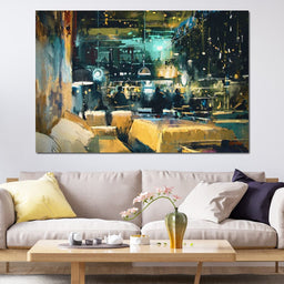 Cozy Restaurant - NicheCanvas