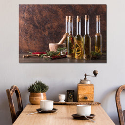 Olive Oil Canvas Set - NicheCanvas