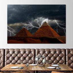 Pyramids of Giza - NicheCanvas