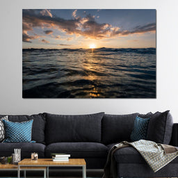 Sunset Ocean - Lucas Moore - NicheCanvas