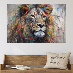 Urban Jungle: Lion - NicheCanvas