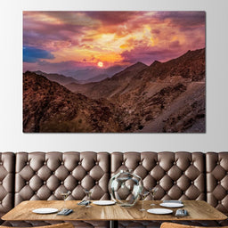 Desert Mountains - NicheCanvas