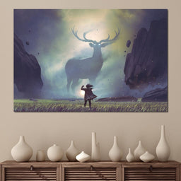 Spiritual Deer - NicheCanvas