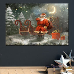 Christmas Night - NicheCanvas