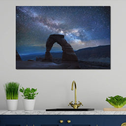 Arch Under the Milky Way - NicheCanvas