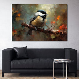 Black-Capped Chickadee - Neal Hackett - NicheCanvas