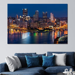 Pittsburgh Skyline - NicheCanvas