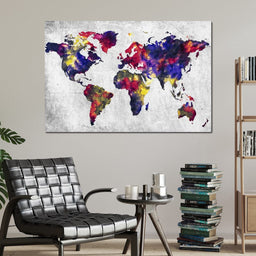 World Map 1 - Mateo - NicheCanvas