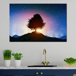 Spectacular Otherworldly Sunset - NicheCanvas