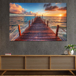 West Coast Sunset - NicheCanvas