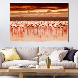  Lake Nakuru Flamingos - NicheCanvas
