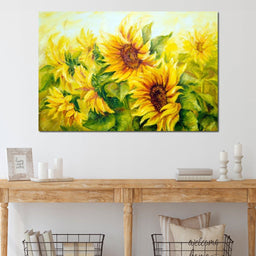 Beautiful Sunflowers - NicheCanvas