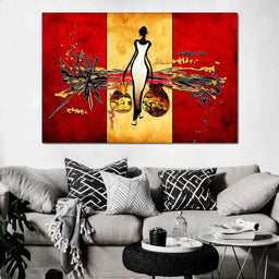 African Silhouette - NicheCanvas