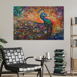 Peacock Fantasy - NicheCanvas