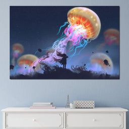 Giant Jellyfish - NicheCanvas