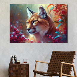 Winter Puma - Neal Hackett - NicheCanvas