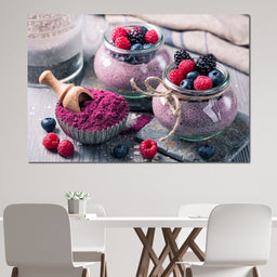 Chia Seeds & Acai Pudding - NicheCanvas