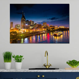 Nashville Skyline - NicheCanvas