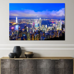 Hong Kong Skyline - NicheCanvas