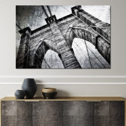 Brooklyn Bridge Arch - NicheCanvas