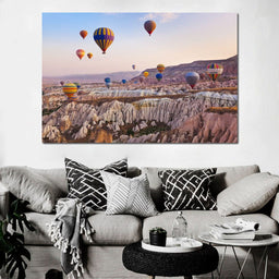 Hot Air Balloons over Cappadocia - NicheCanvas